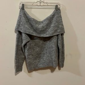 Off the shoulder sweater